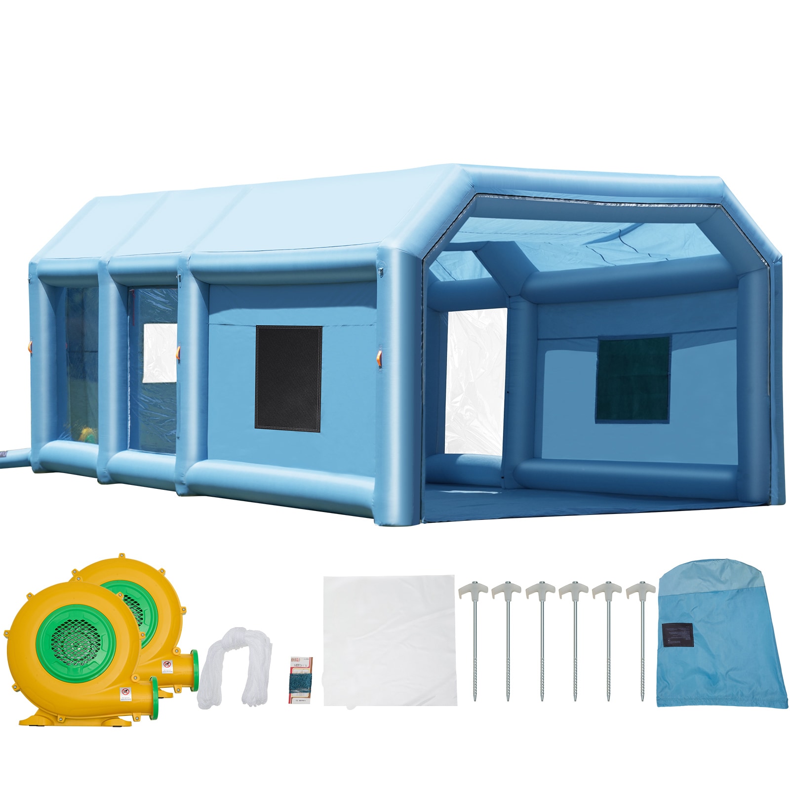 Inflatable Paint Booth For Cars And Trucks With Air Filter System_voghion.com